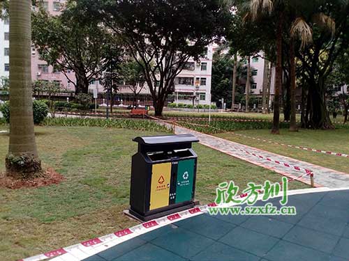 韶關機關鋼制垃圾桶，欣方圳量身定做